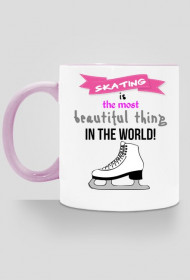 Kubeczek z kolorowym uszkiem Skating z łyżwą