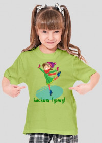 Koszulka dziecięca Łyżwiarka