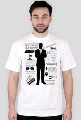 Sterling Archer — cytaty – t-shirt męski