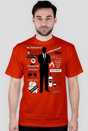 Sterling Archer — cytaty – t-shirt męski
