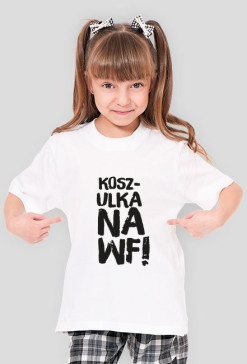 Koszulka na WF dziewczęca