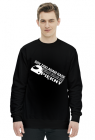 Gdy zakładam kask świat staje się piękny - męska bluza motocyklowa