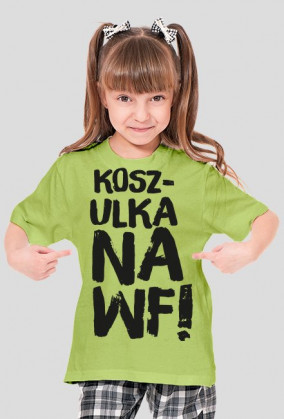 Koszulka na WF dziewczęca