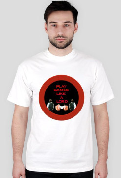 Koszulka Męska "Play Games Like A Lord" [MULTICOLOR]