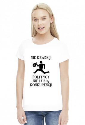 Nie kradnij! - koszulka damska
