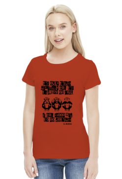 Evil - women's t-shirt