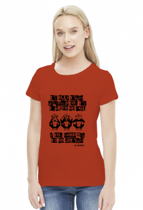Evil - women's t-shirt