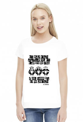Evil - women's t-shirt