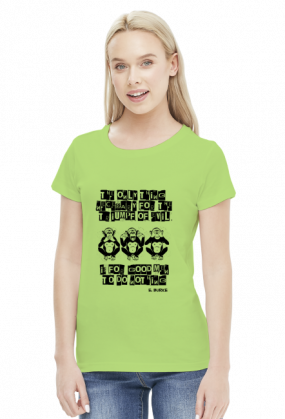 Evil - women's t-shirt