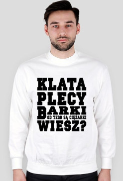 Bluza męska Klata Plecy Barki