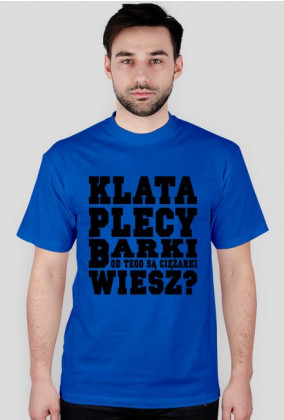 Koszulka męska Klata Plecy Barki