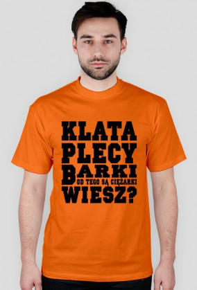 Koszulka męska Klata Plecy Barki