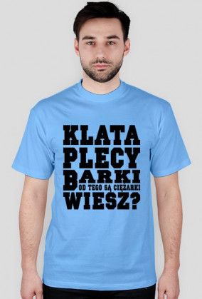 Koszulka męska Klata Plecy Barki