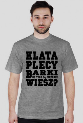 Koszulka męska Klata Plecy Barki