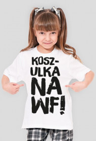 Koszulka na WF dziewczęca