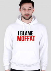 Doctor Who bluza "Blame Moffat" biała