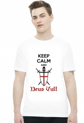 Deus Vult  - koszulka męska (men's t-shirt)