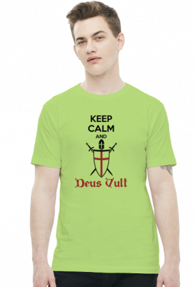 Deus Vult  - koszulka męska (men's t-shirt)