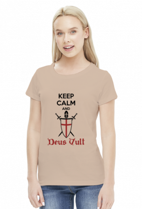 Deus Vult  - koszulka damska (women's t-shirt)