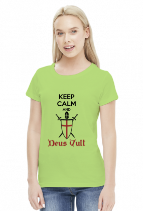 Deus Vult  - koszulka damska (women's t-shirt)