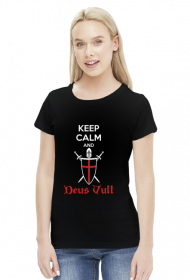 Deus Vult  - koszulka damska (women's t-shirt)