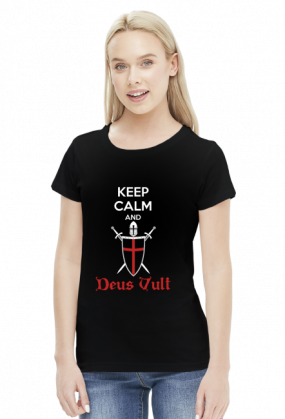 Deus Vult  - koszulka damska (women's t-shirt)