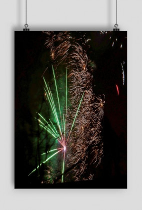 Fire night - plakat A2