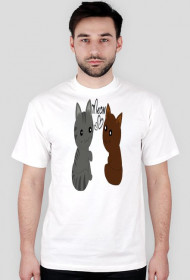 Męska koszulka-Koty