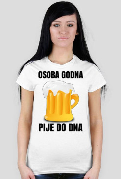 OSOBA GODNA - koszulka damska