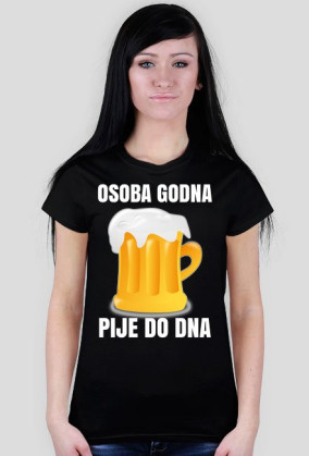 OSOBA GODNA - koszulka damska