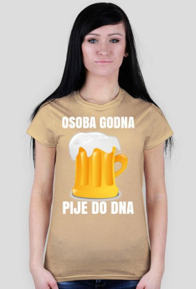 OSOBA GODNA - koszulka damska