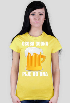 OSOBA GODNA - koszulka damska