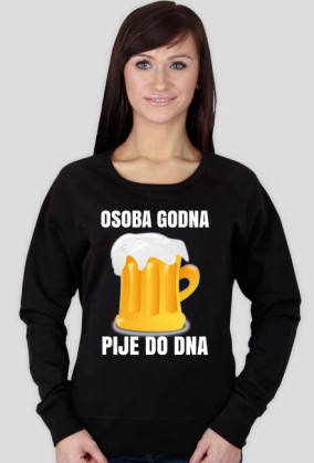 OSOBA GODNA - bluza damska