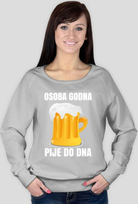 OSOBA GODNA - bluza damska