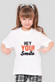 Koszulka dziewczęca Hey You Smile