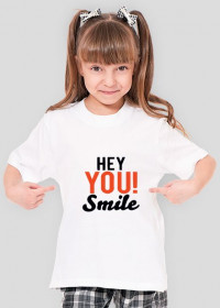 Koszulka dziewczęca Hey You Smile