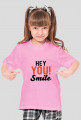 Koszulka dziewczęca Hey You Smile