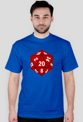 Koszulka męska d20 simple