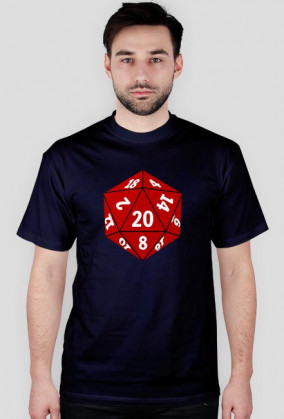 Koszulka męska d20 simple