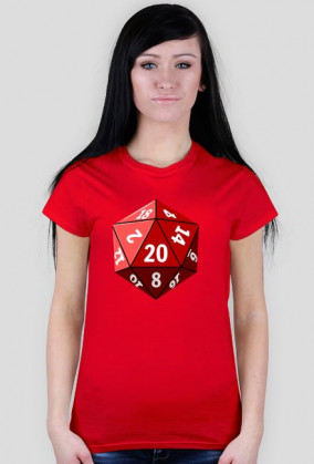 Koszulka damska d20 shadow