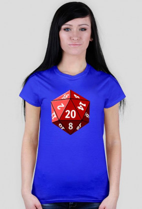 Koszulka damska d20 shadow