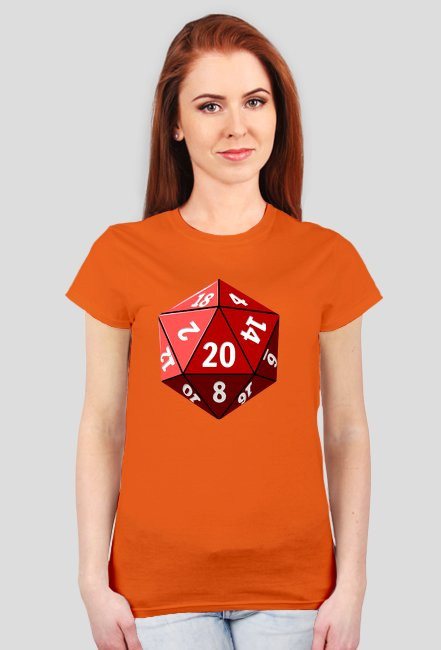 Koszulka damska d20 shadow