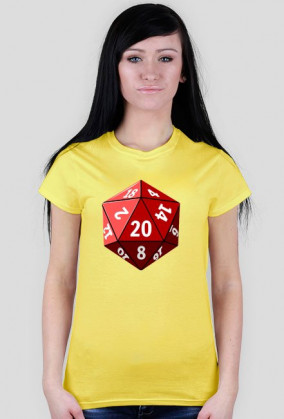 Koszulka damska d20 shadow
