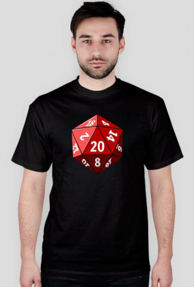 Koszulka męska d20 shadow