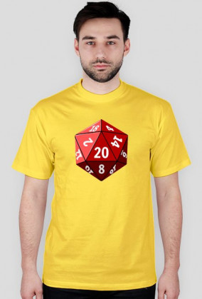Koszulka męska d20 shadow