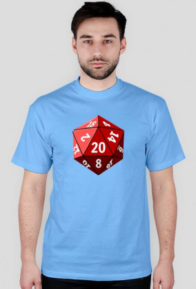 Koszulka męska d20 shadow