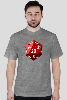 Koszulka męska d20 shadow