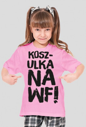 Koszulka na WF dla dziewczynki