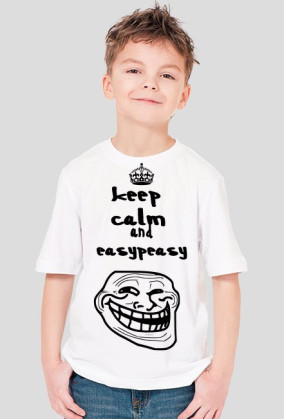 Dziecięca koszulka Keep Calm - (chłopiec)