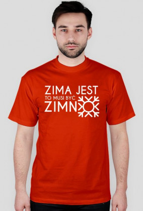 Koszulka "Zima jest, to musi być zimno"